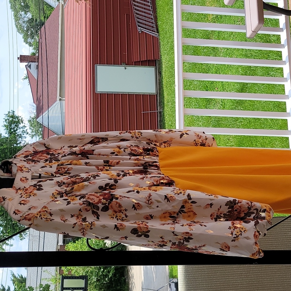 🌺 3 1/3 BELATED ELASTIC SLEEVES FULLY LINED OFFICE/CHURCH MIDI DRESS 🌺